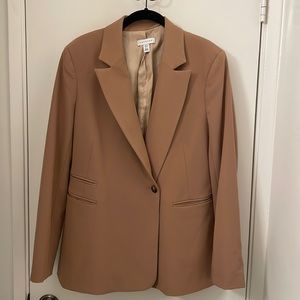 Topshop light brown blazer with pockets Size US 8